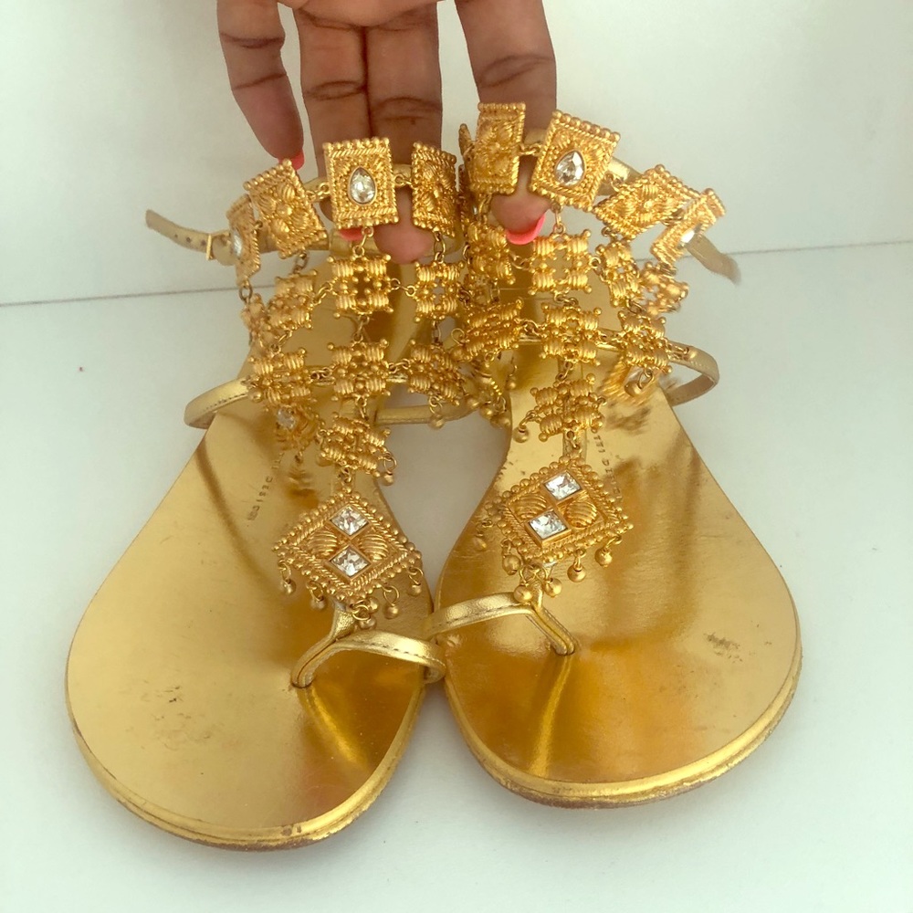 Giuseppe Zanotti Diamond Dangling Sandals